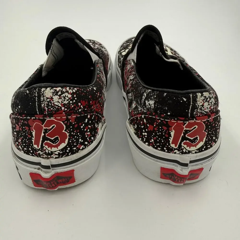 VANS x Friday The 13th Slip-On Jason Voorhees 6.5 Men 8 Women Glow in The Dark - Picture 12 of 12